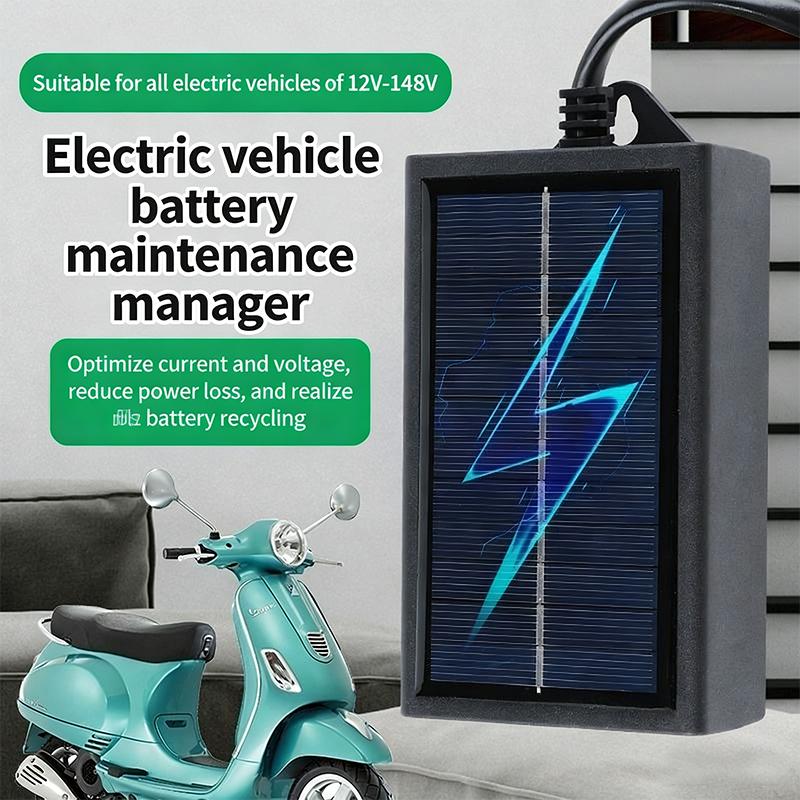 Outdoor Power Repair - شاحن بطارية يعمل بالطاقة الشمسية 12