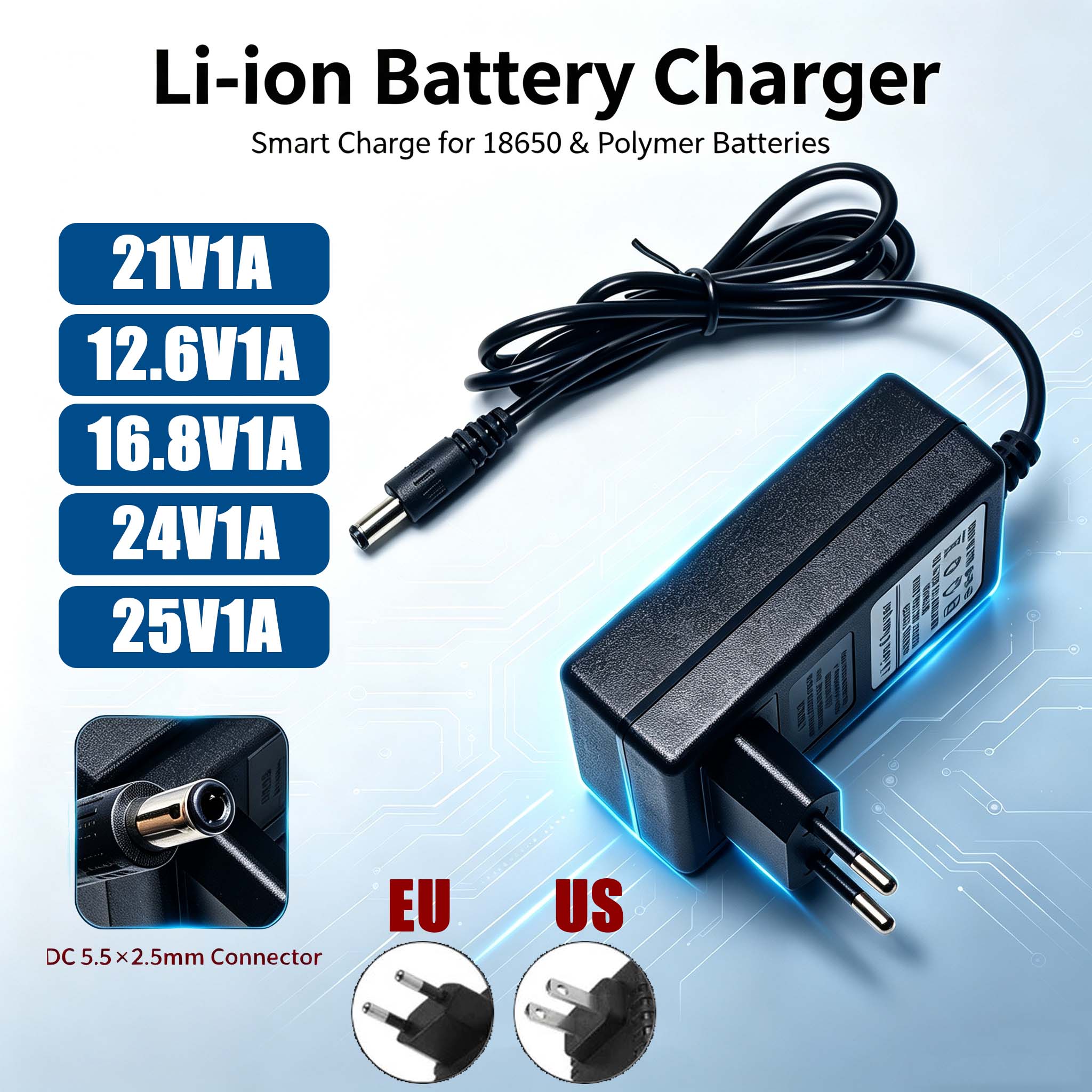 Lawn Mower Battery - شاحن بطارية ليثيوم 21 فولت 12.6
