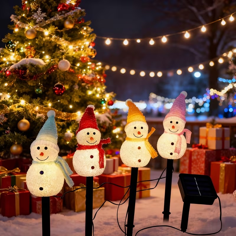 Outdoor Power For Christmas Lights - 1-4 قطعة عيد الميلاد تعمل بالطاقة