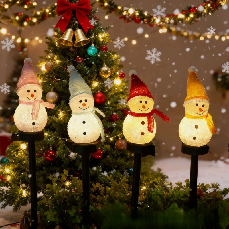 Outdoor Solar Power Xmas Lights - LED ثلج الشمسية مصباح حديقة في