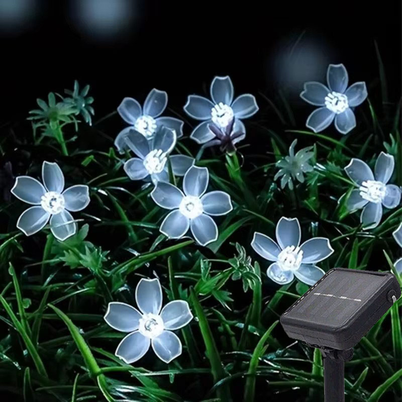 Outdoor Power For Christmas Lights - سلسلة أضواء خرافية ليد بالطاقة الشمسية