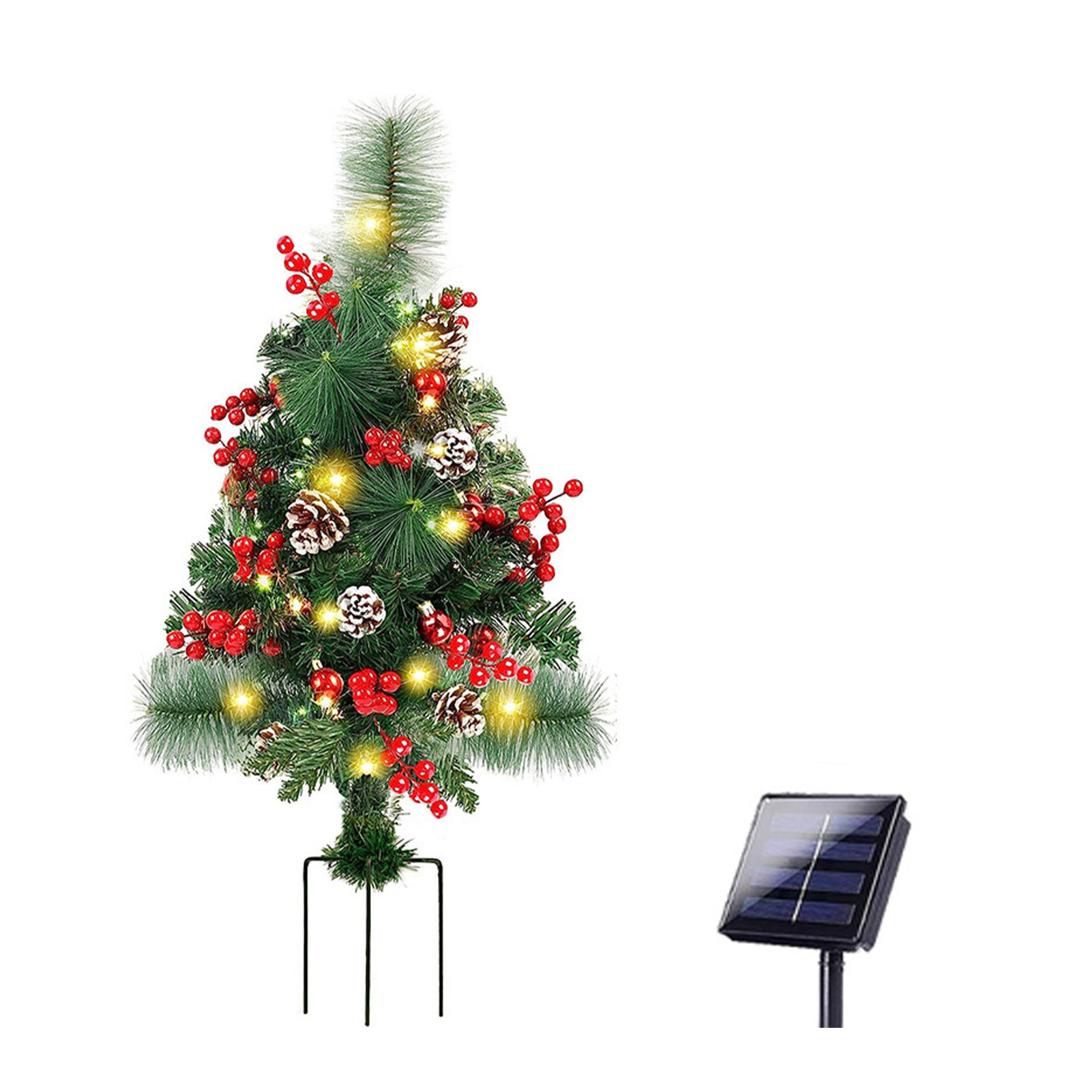 Outdoor Power For Christmas Lights - أشجار عيد الميلاد الخارجية المصنوعة من