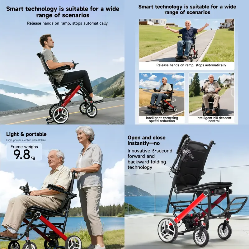 Outdoor Power Recliner - كرسي كهربائي قابل للطي وخفيف الوزن