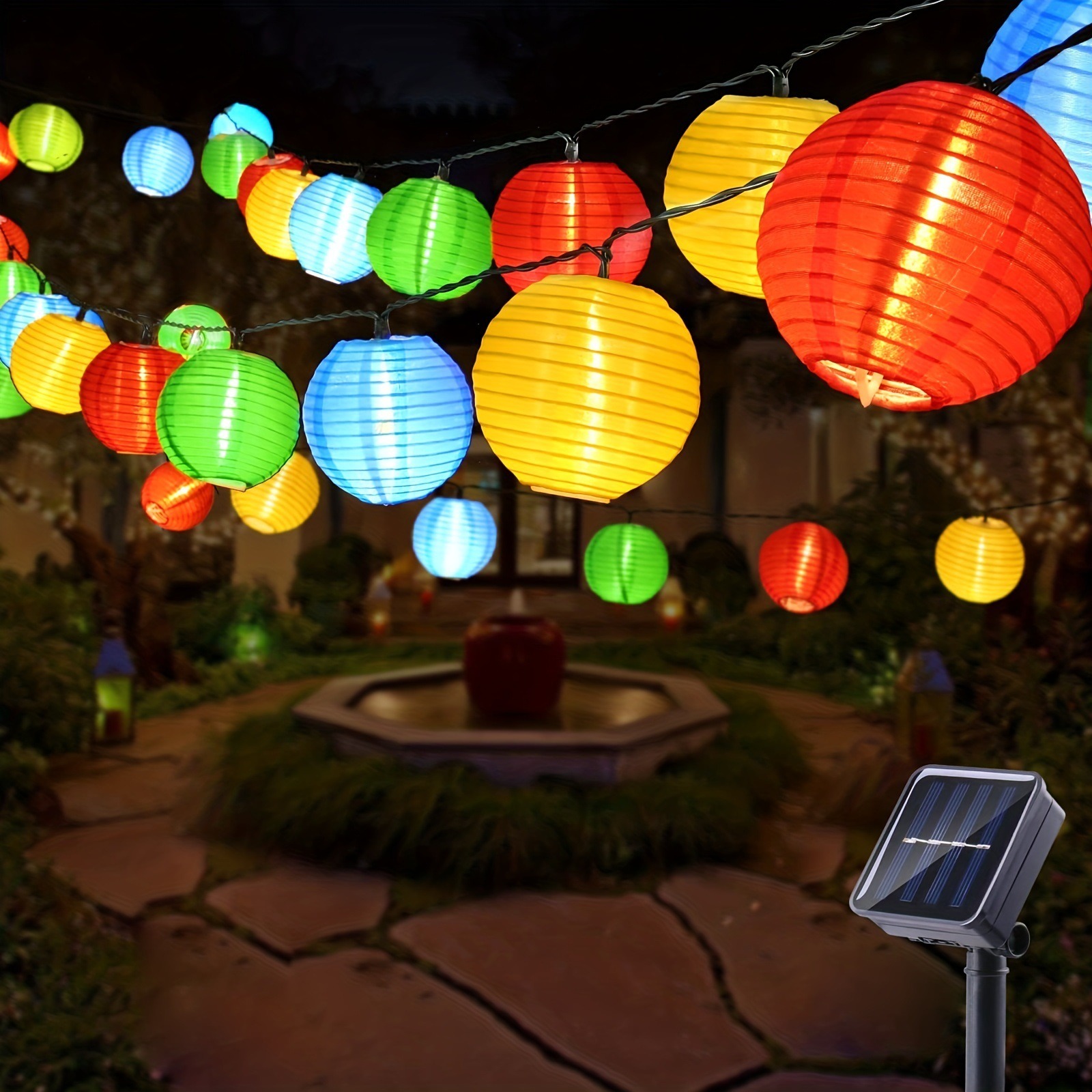 Outdoor Power For Christmas Lights - LED الشمسية فانوس سلسلة أضواء في