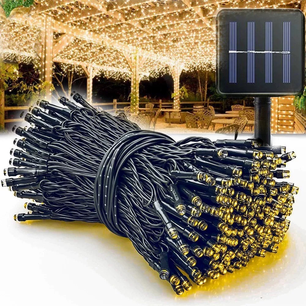 تعمل بالطاقة الشمسية الجنية سل - مراجعة Outdoor Solar Power Xmas Lights وسعره
