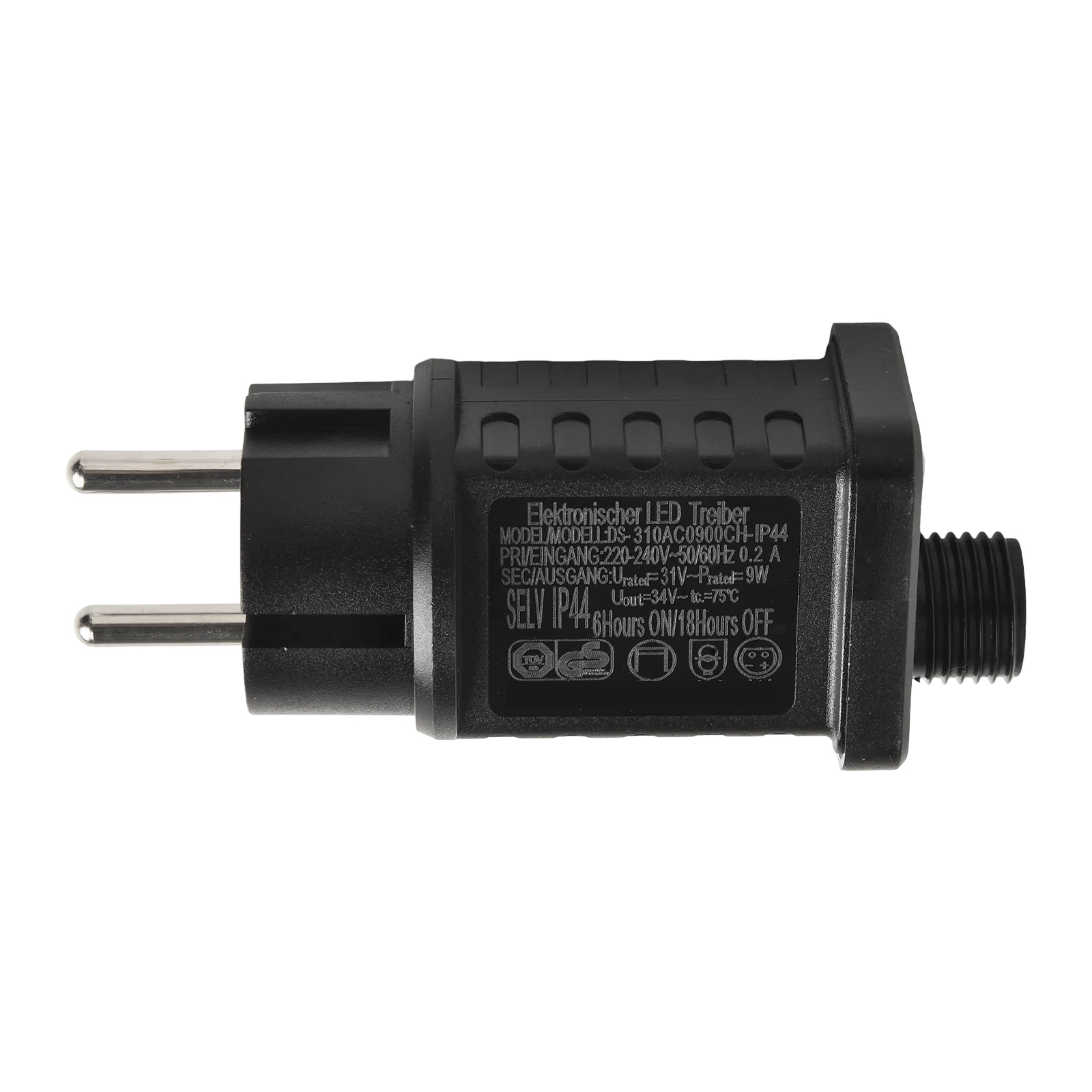 31 فولت 9 واط LED محول التيار  - مراجعة Outdoor Power With Timer وسعره