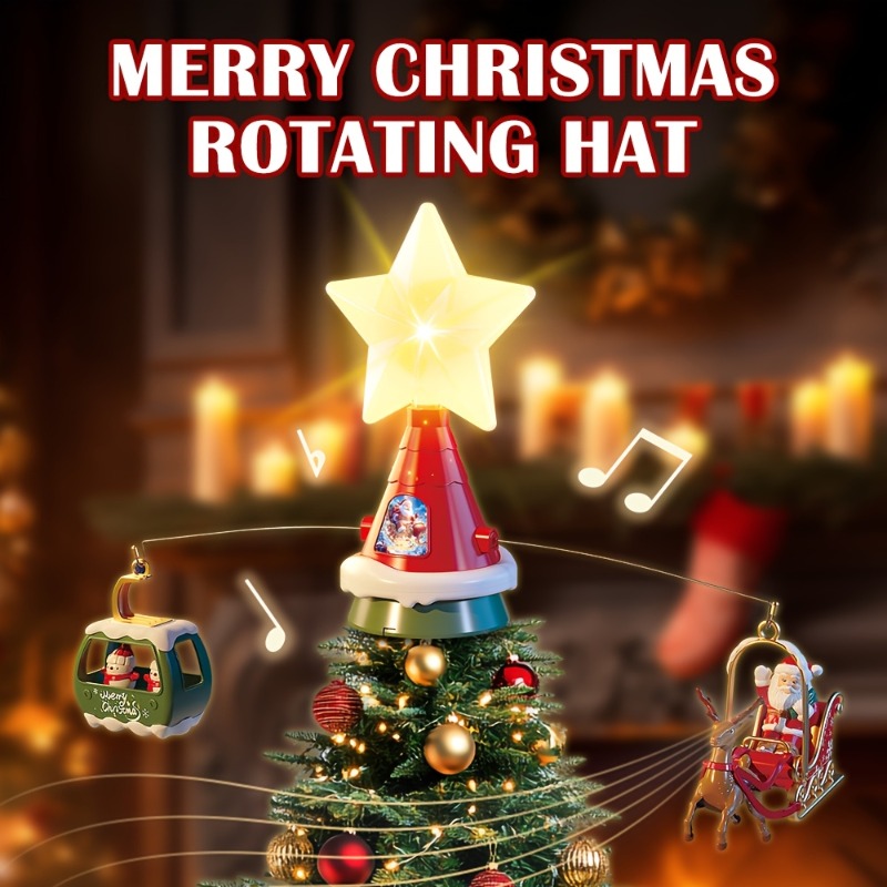 شجرة عيد الميلاد العلوي الدوري - مراجعة Outdoor Power For Christmas Lights وسعره