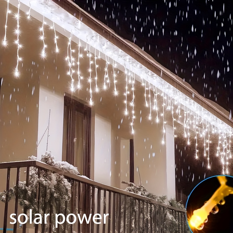 إضاءة خارجية تعمل بالطاقة الشم - مراجعة Outdoor Solar Power Xmas Lights وسعره