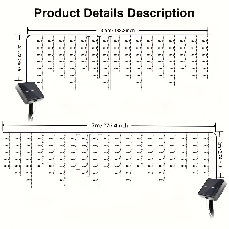 إضاءة خارجية تعمل بالطاقة الشم - مراجعة Outdoor Solar Power Xmas Lights وسعره
