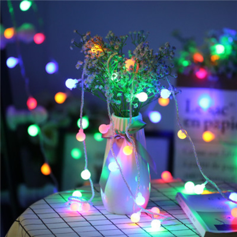 سلسلة أضواء LED كروية بطول 10  - مراجعة Outdoor Power For Christmas Lights وسعره