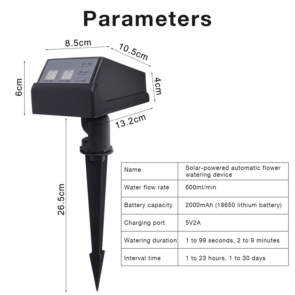 جهاز ري آلي جديد يعمل بالطاقة  - مراجعة Outdoor Power With Timer وسعره