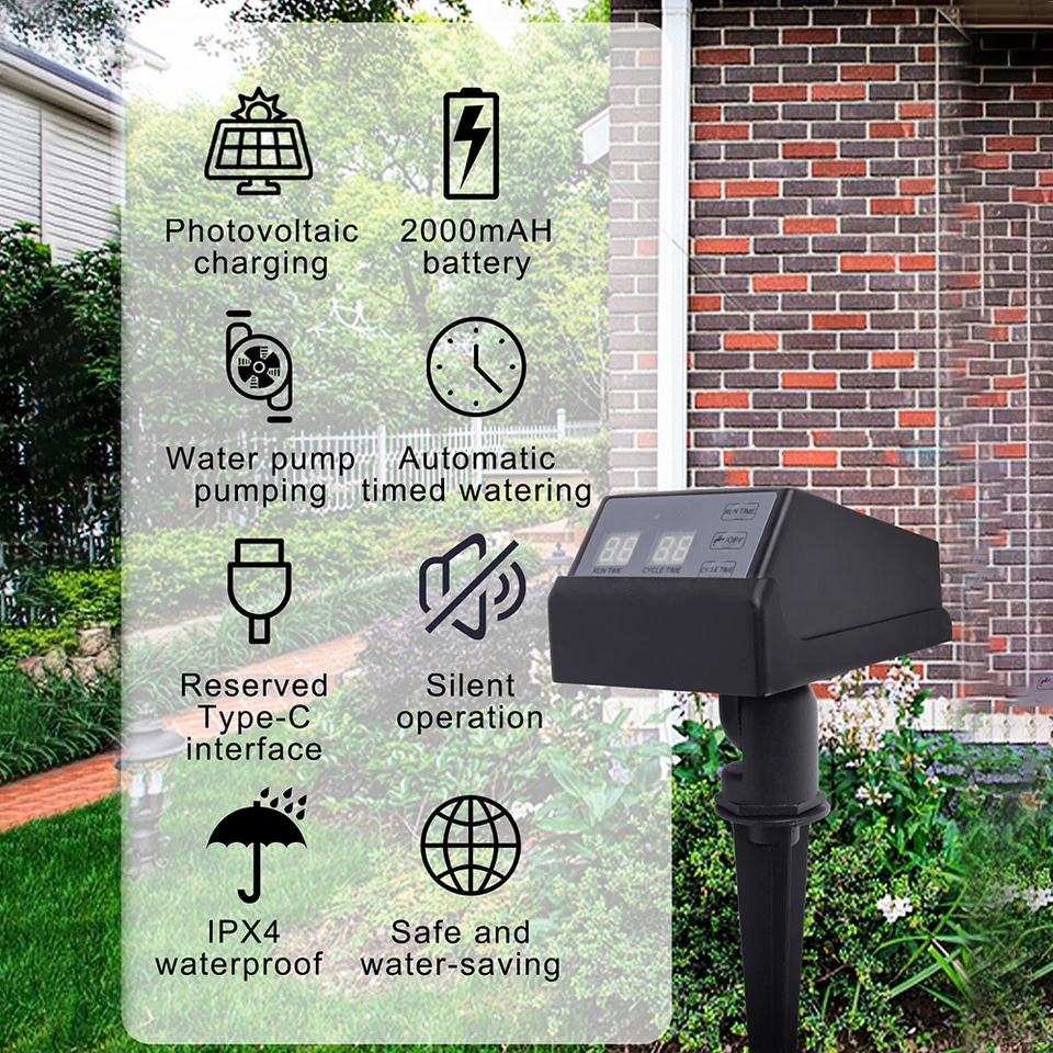 جهاز ري آلي جديد يعمل بالطاقة  - مراجعة Outdoor Power With Timer وسعره