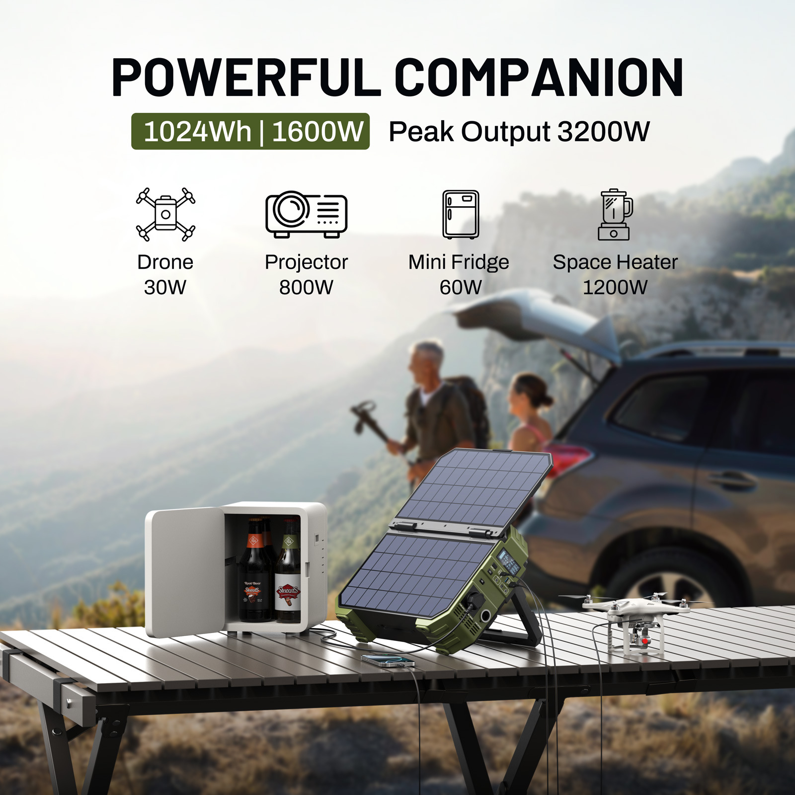 محطة طاقة محمولة بقدرة 1600 وا - مراجعة Outdoor Power Pack وسعره