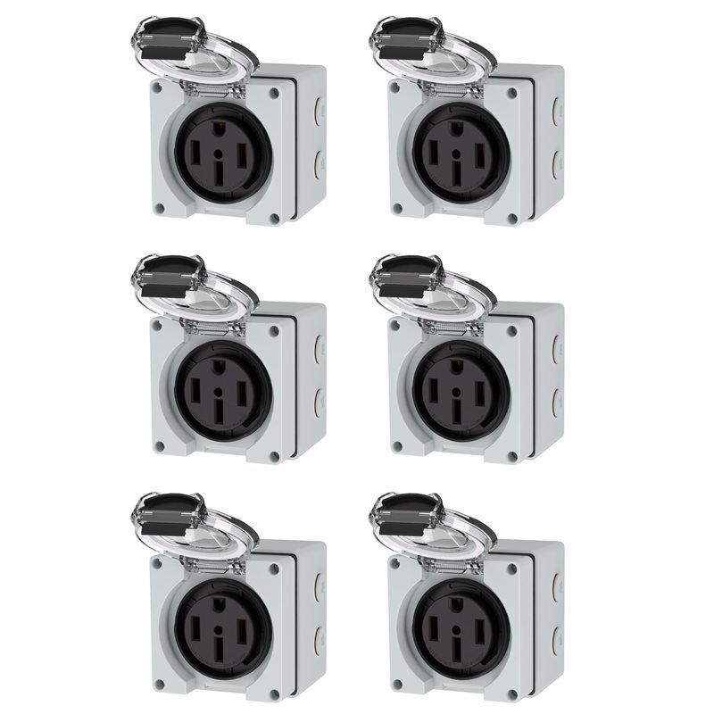 صندوق مخرج طاقة ABLK 6X 50 أمب - مراجعة Outdoor Power Receptacle Box وسعره