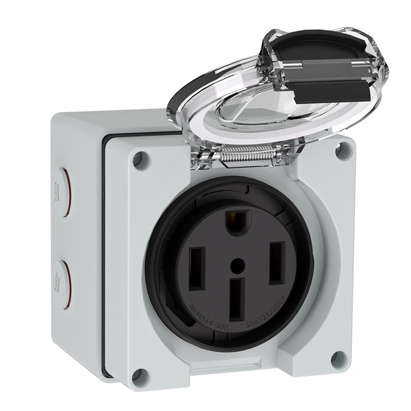 صندوق مخرج طاقة ABLK 6X 50 أمب - مراجعة Outdoor Power Receptacle Box وسعره