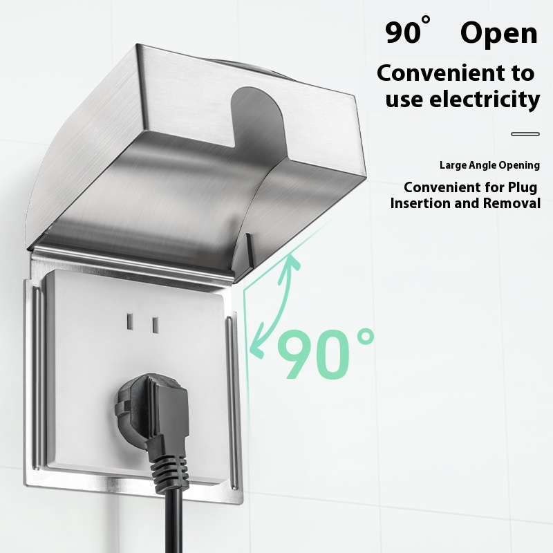 86 مقبس صندوق مقاوم لرذاذ الما - مراجعة Outdoor Power Box Cover وسعره