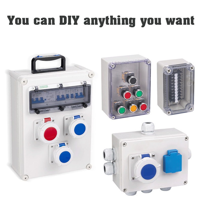 F-نوع صندوق شفاف مقاوم للماء ص - مراجعة Outdoor Power Box Cover وسعره