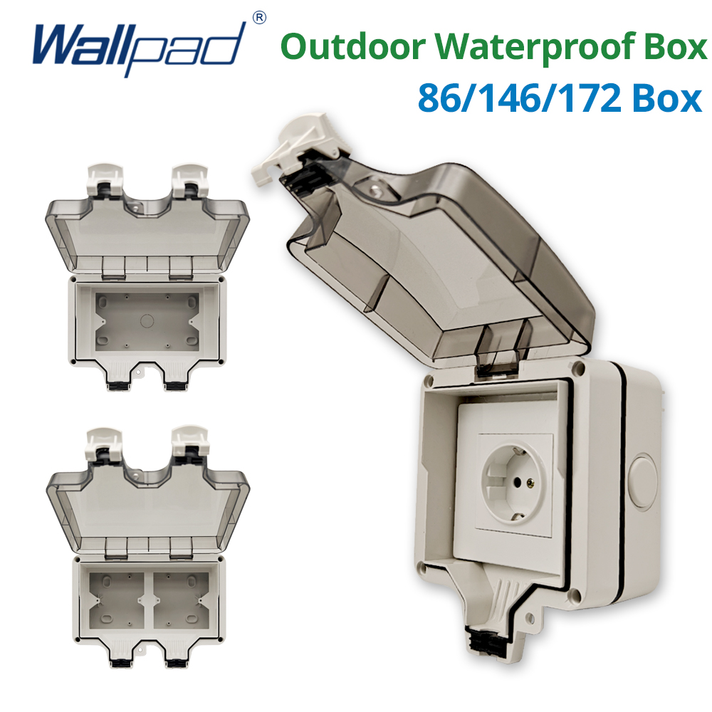 Wallpad IP66 صندوق خارجي مقاوم - مراجعة Outdoor Power Box Cover وسعره