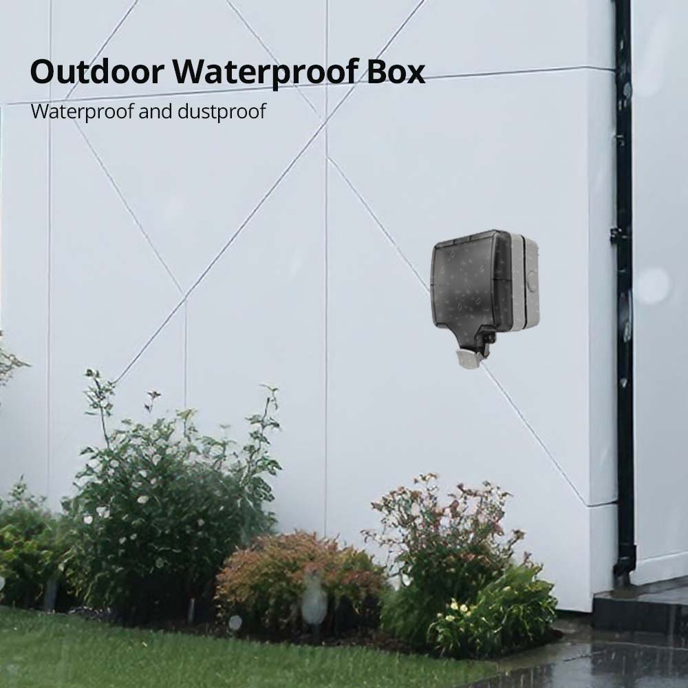 Wallpad IP66 صندوق خارجي مقاوم - مراجعة Outdoor Power Box Cover وسعره