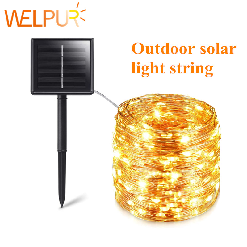 أضواء ليد شمسية لديكور الحديقة - مراجعة Outdoor Power For Christmas Lights وسعره