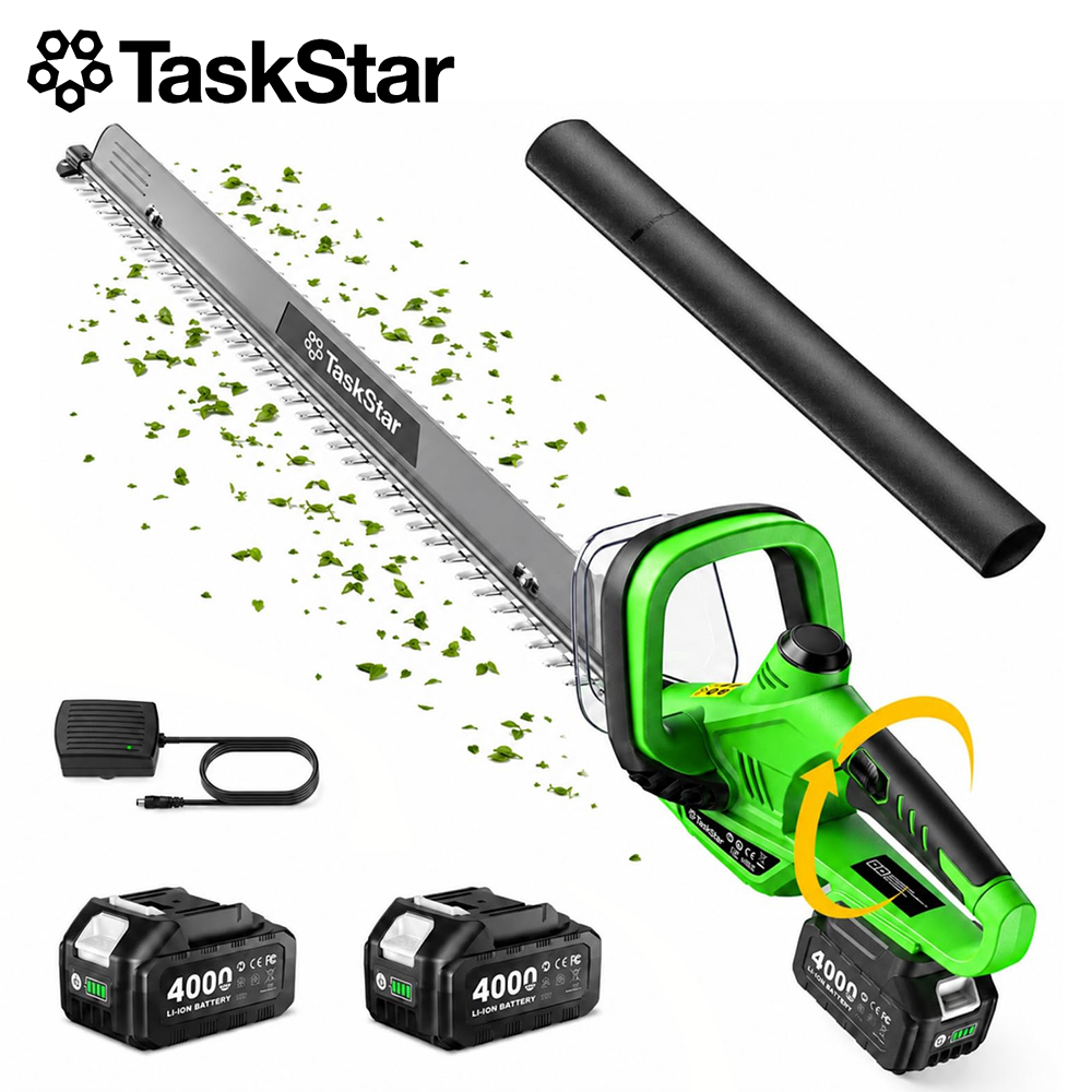 مقص سياج كهربائي تاسك ستار 22  - مراجعة Lawn Mower Battery وسعره