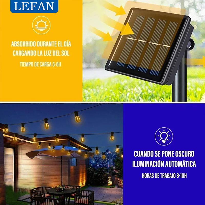 أضواء خيطية خارجية تعمل بالطاق - مراجعة Outdoor Power For Christmas Lights وسعره