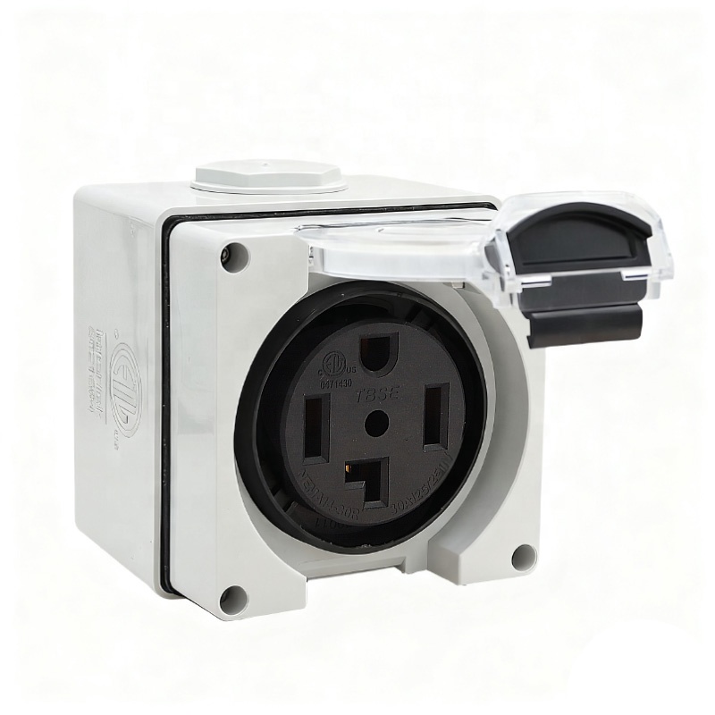 صندوق مخرج طاقة 30 أمبير NEMA  - مراجعة Outdoor Power Receptacle Box وسعره