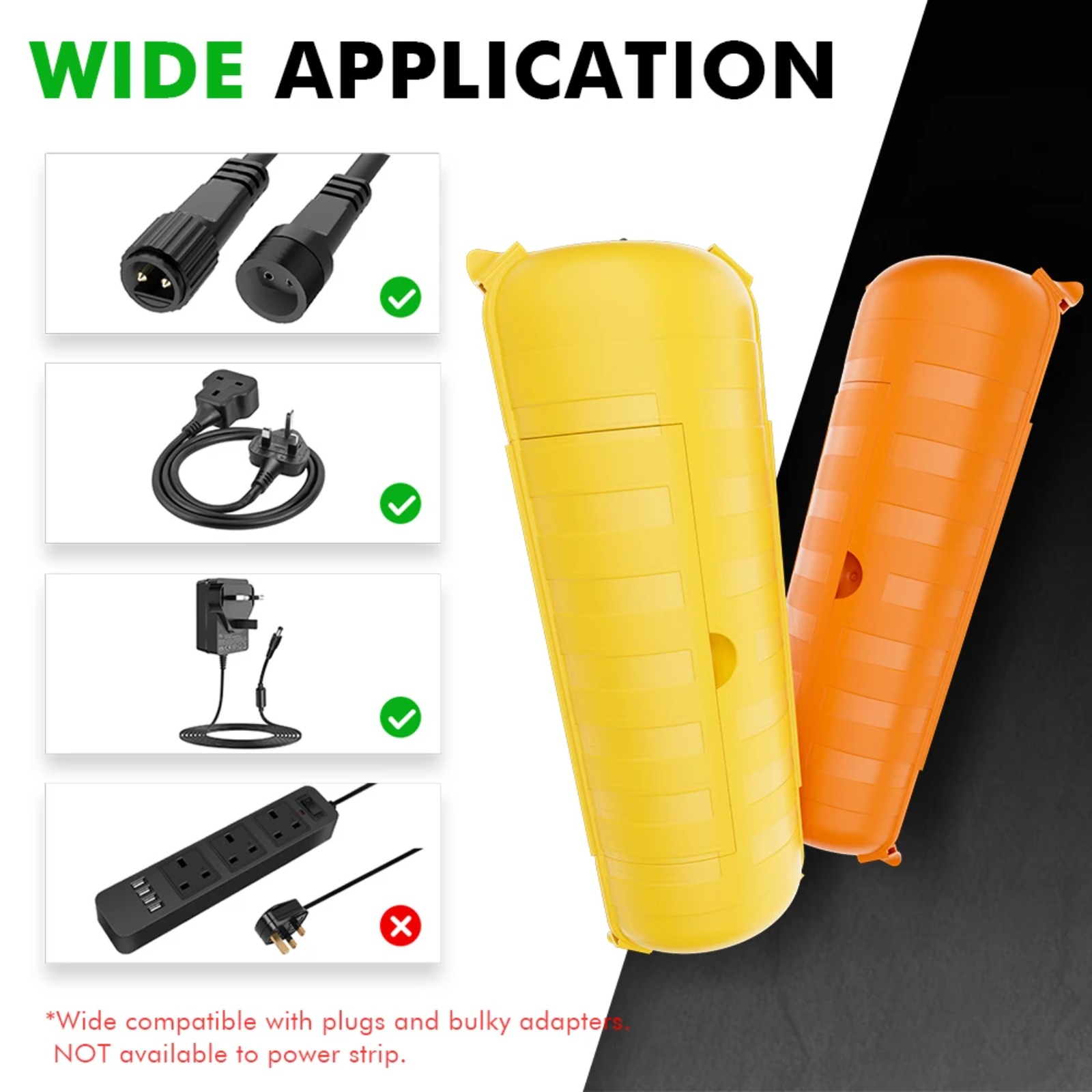 غطاء سلك تمديد خارجي IP44 مقاس - مراجعة Outdoor Power Box Cover وسعره