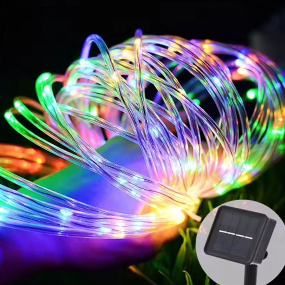 أضواء حبلية LED تعمل بالطاقة ا - مراجعة Outdoor Power For Christmas Lights وسعره
