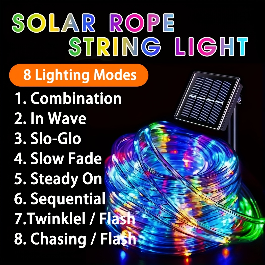 أضواء حبلية LED تعمل بالطاقة ا - مراجعة Outdoor Power For Christmas Lights وسعره