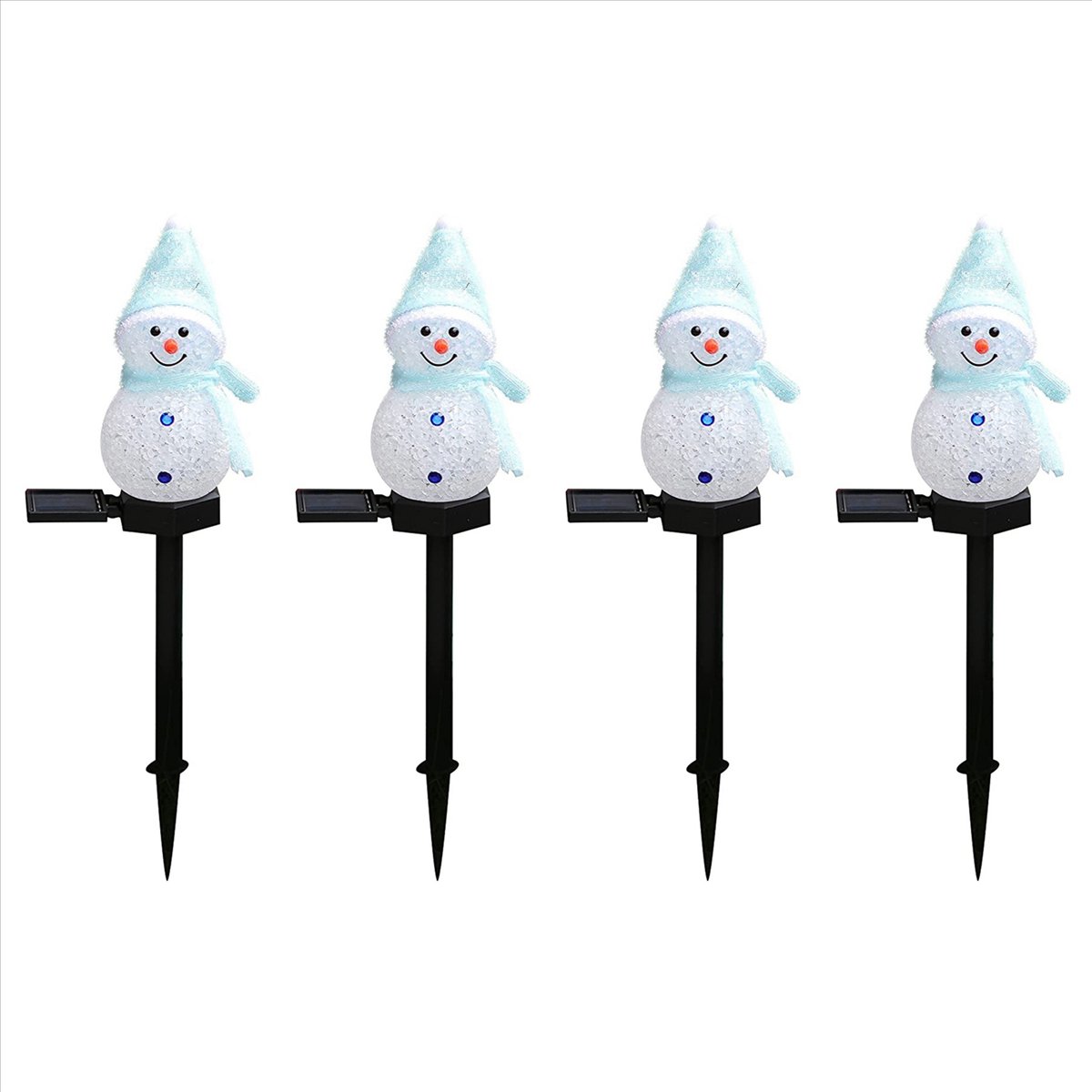 أضواء شمسية جديدة على شكل رجل  - مراجعة Outdoor Solar Power Xmas Lights وسعره