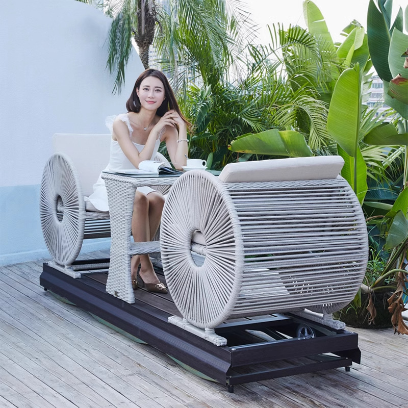 كرسي هزاز عصري مقاوم للماء بعج - مراجعة Outdoor Power Recliner وسعره