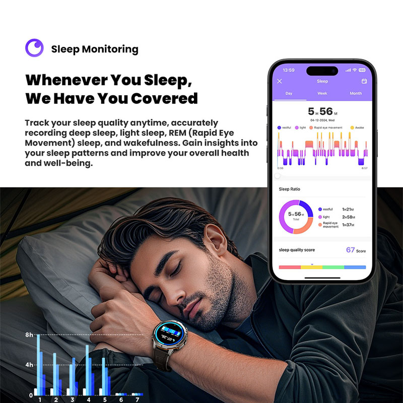ساعة ذكية عسكرية جديدة طراز TA - مراجعة Outdoor Power Monitor وسعره