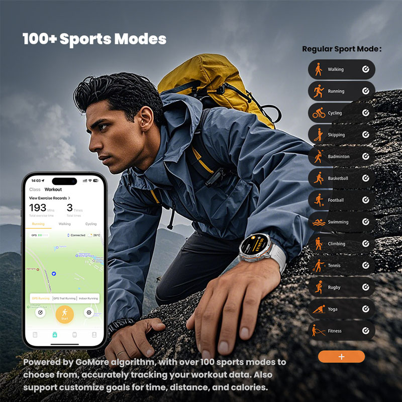 ساعة ذكية عسكرية جديدة طراز TA - مراجعة Outdoor Power Monitor وسعره
