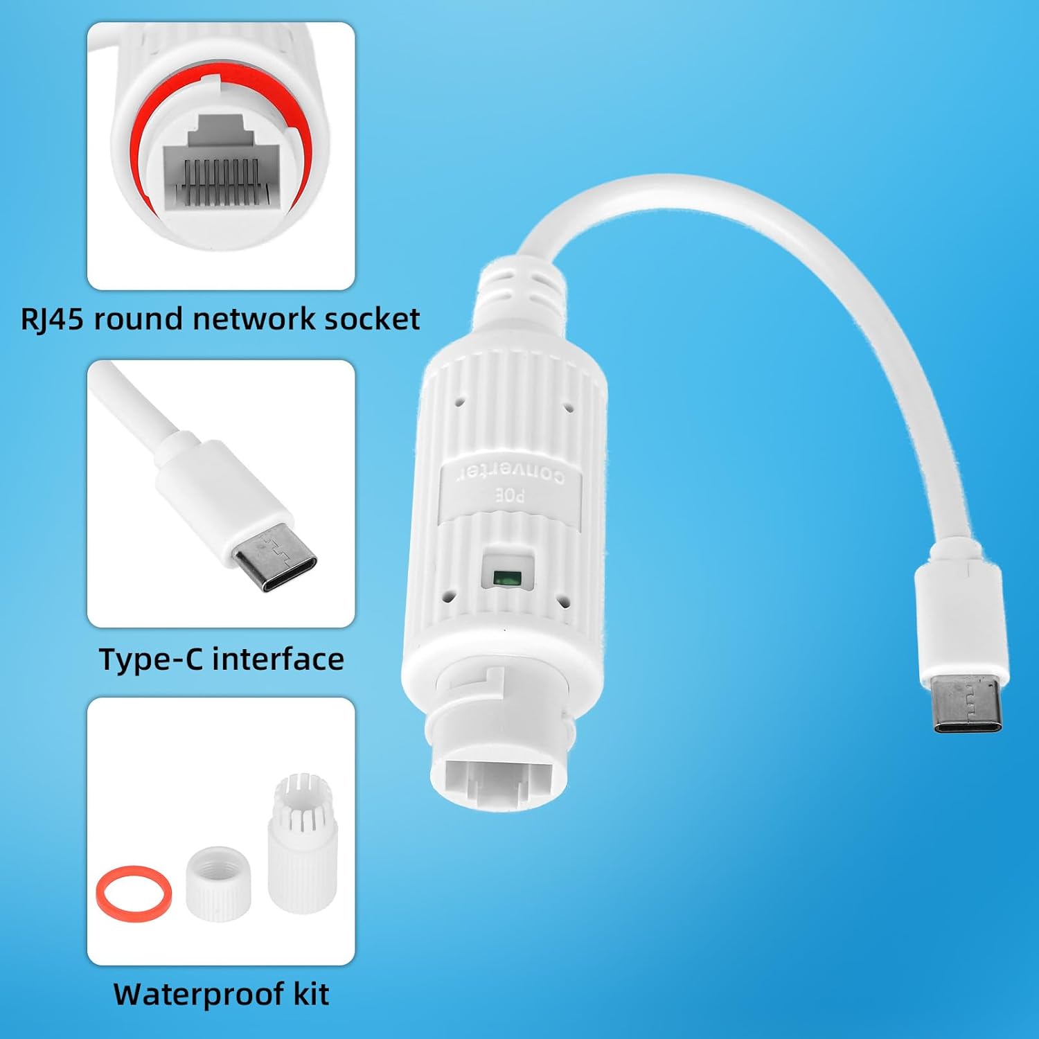 محول طاقة POE إلى USB-C مقاوم  - مراجعة Outdoor Power Monitor وسعره