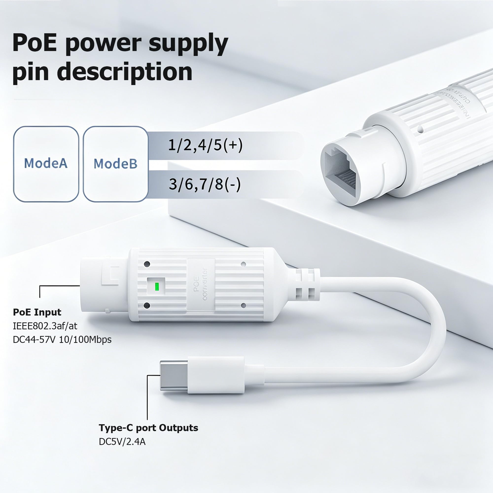 محول طاقة POE إلى USB-C مقاوم  - مراجعة Outdoor Power Monitor وسعره