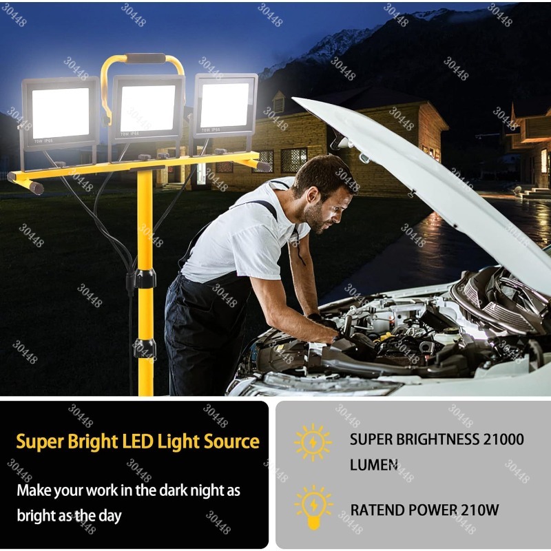 مصباح عمل LED، كشاف إضاءة محمو - مراجعة Outdoor Power Repair وسعره