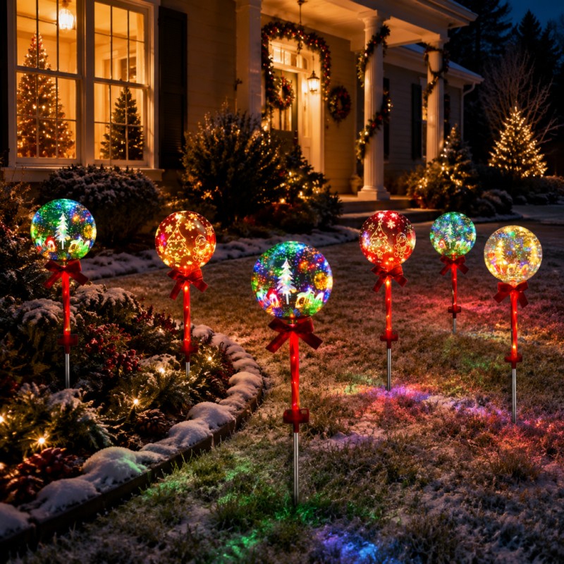 كرة عيد الميلاد المزودة بإضاءة - مراجعة Outdoor Power For Christmas Lights وسعره