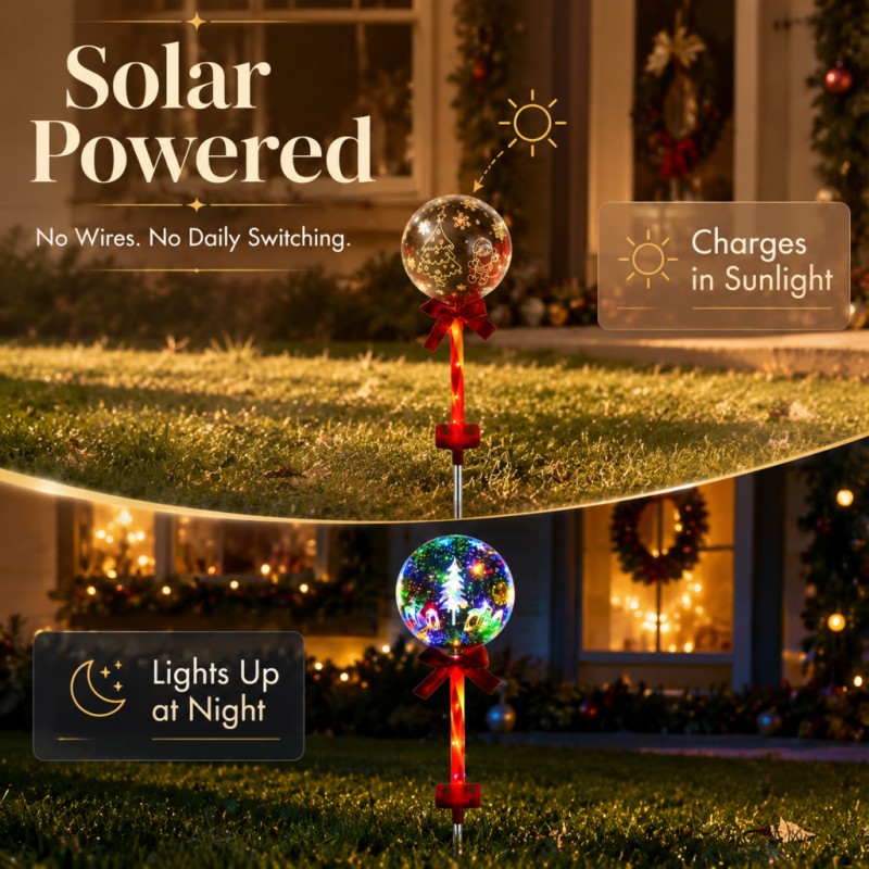 كرة عيد الميلاد المزودة بإضاءة - مراجعة Outdoor Power For Christmas Lights وسعره