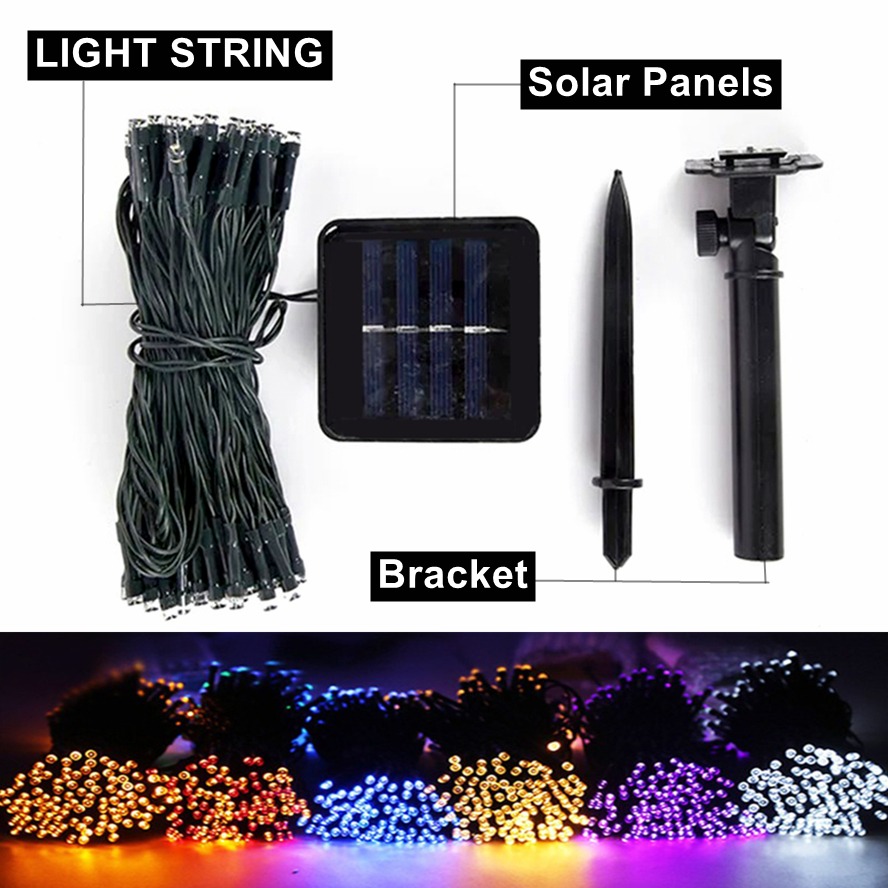 32 متر 22 متر 8 طرق LED سلسلة  - مراجعة Outdoor Power For Christmas Lights وسعره