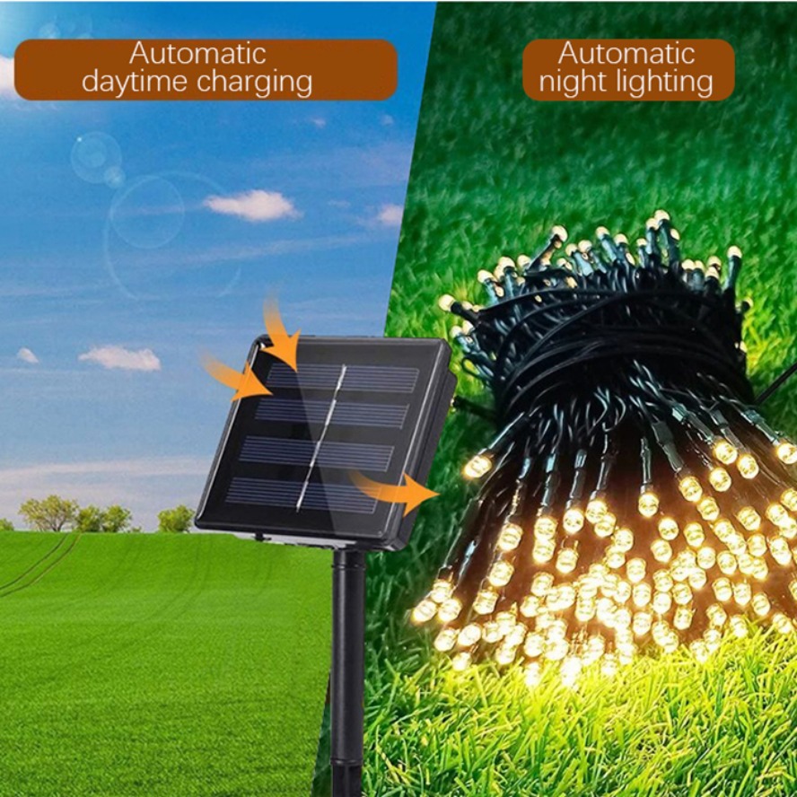 32 متر 22 متر 8 طرق LED سلسلة  - مراجعة Outdoor Power For Christmas Lights وسعره